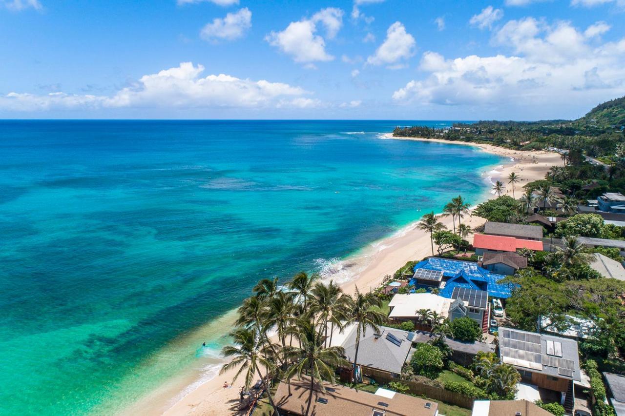 Hawaii Oceanfront Beach House Paradise On The Beach Family Activities هاليوا المظهر الخارجي الصورة
